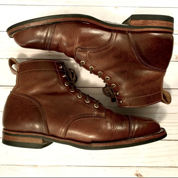 Truman Brown Leather Cap toe Boot, 12 D, EUC - Picture 16 of 16